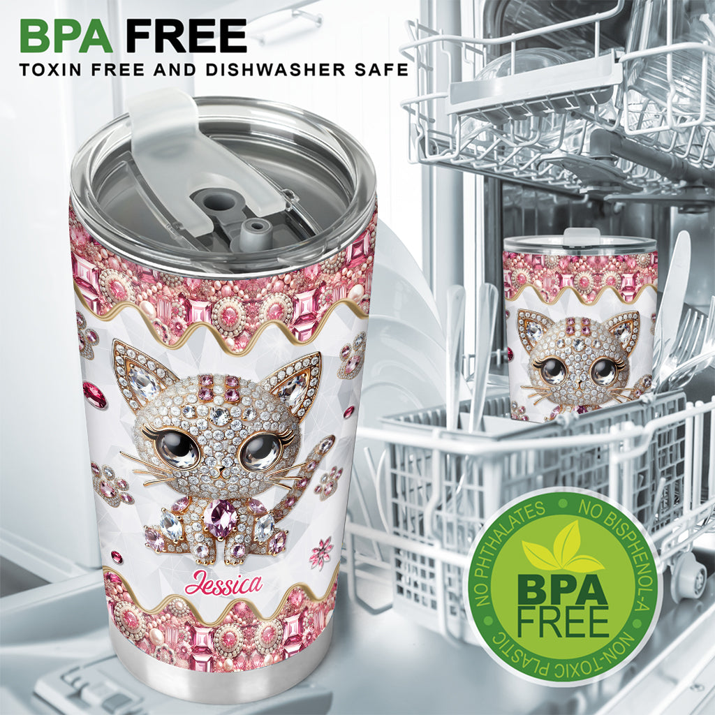 Love Cats - Personalized Cat Tumbler