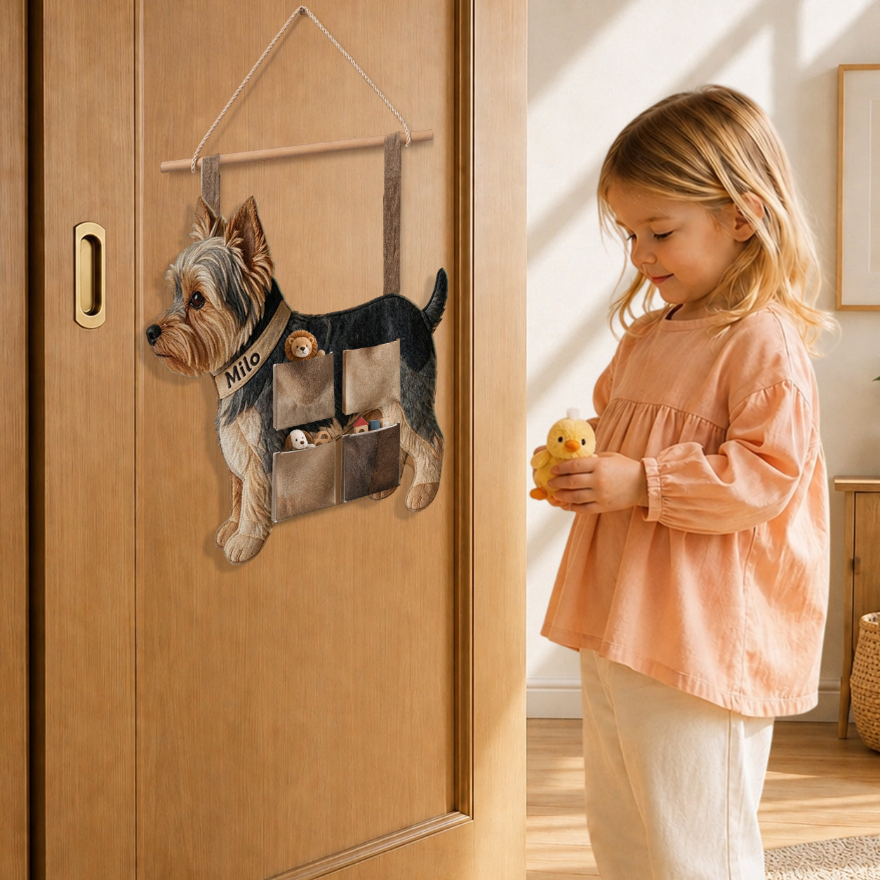 Gift For Dog Lovers - Personalized Dog Hanging Organizer