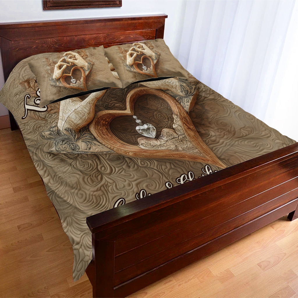 Together Forever - Personalized Couple Bedding Set