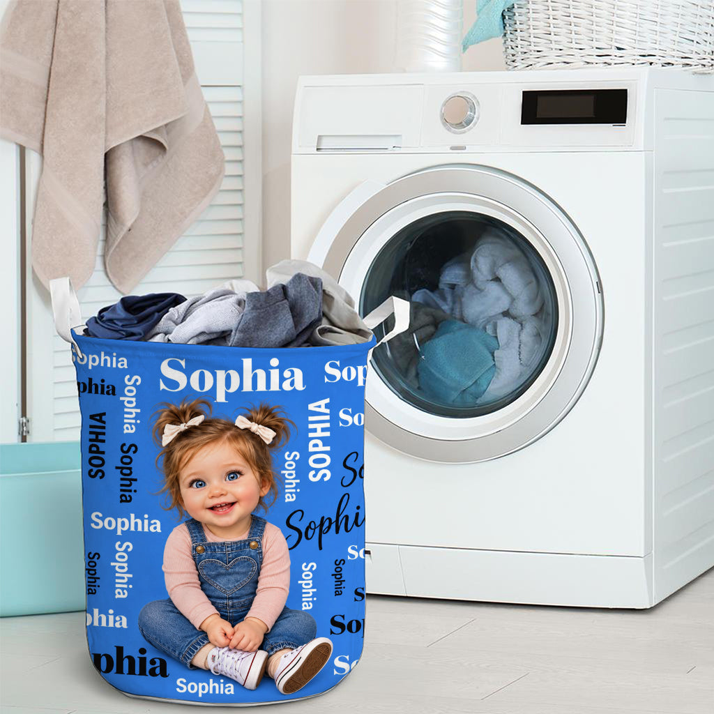 Merry Christmas - Personalized Kid Storage Basket