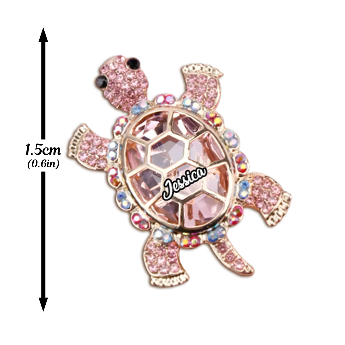 Cute Turtle - Personalized Turtle Stud Earrings