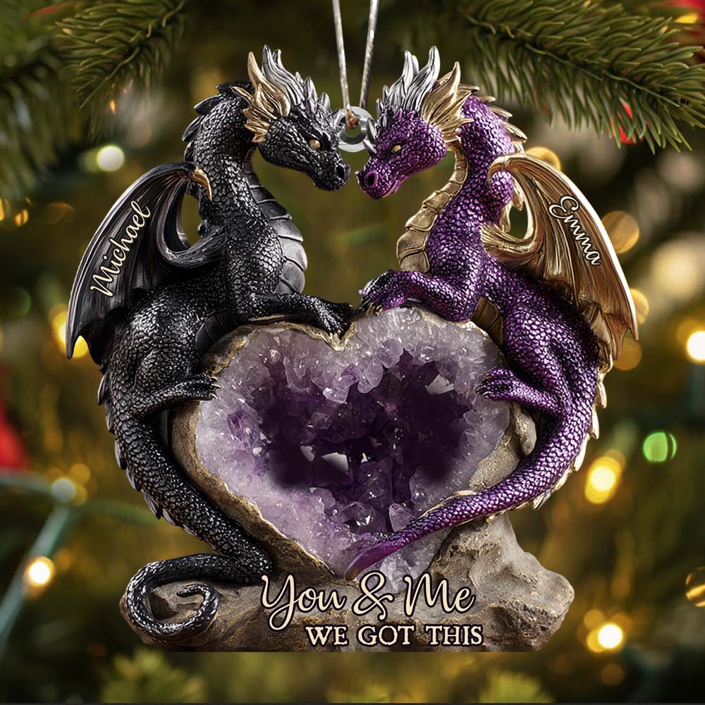 You & Me We Got This - Personalized Dragon Ornament