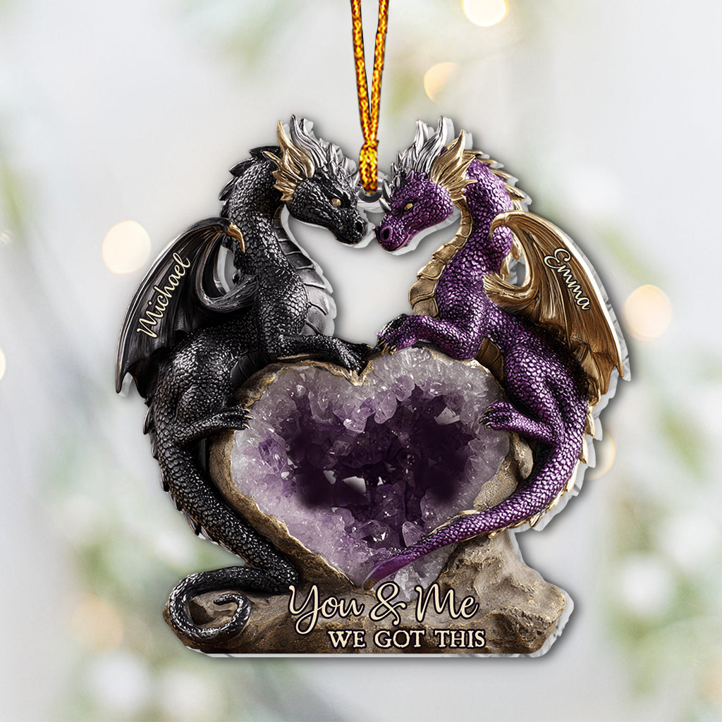 You & Me We Got This - Personalized Dragon Ornament