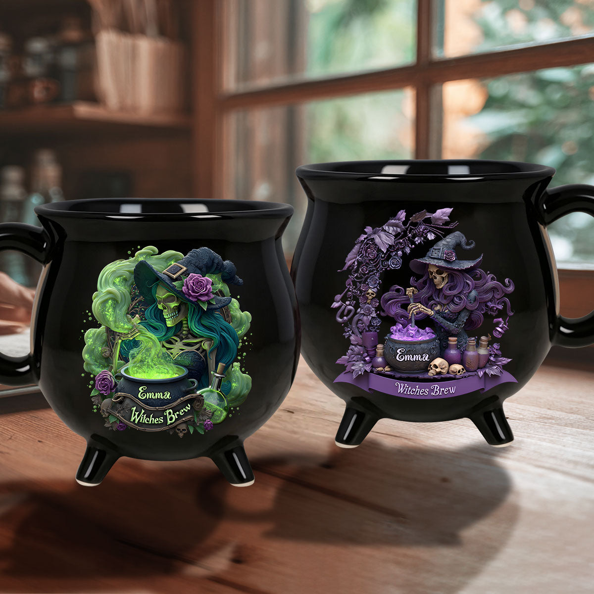 Witches Brew - Personalized Witch Cauldron Mug