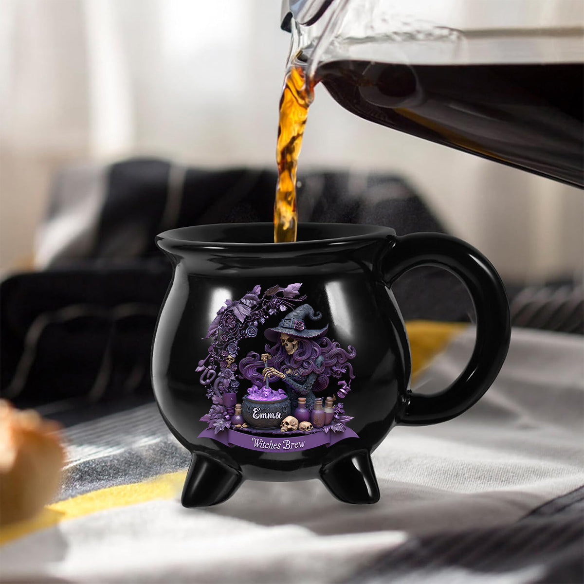 Witches Brew - Personalized Witch Cauldron Mug