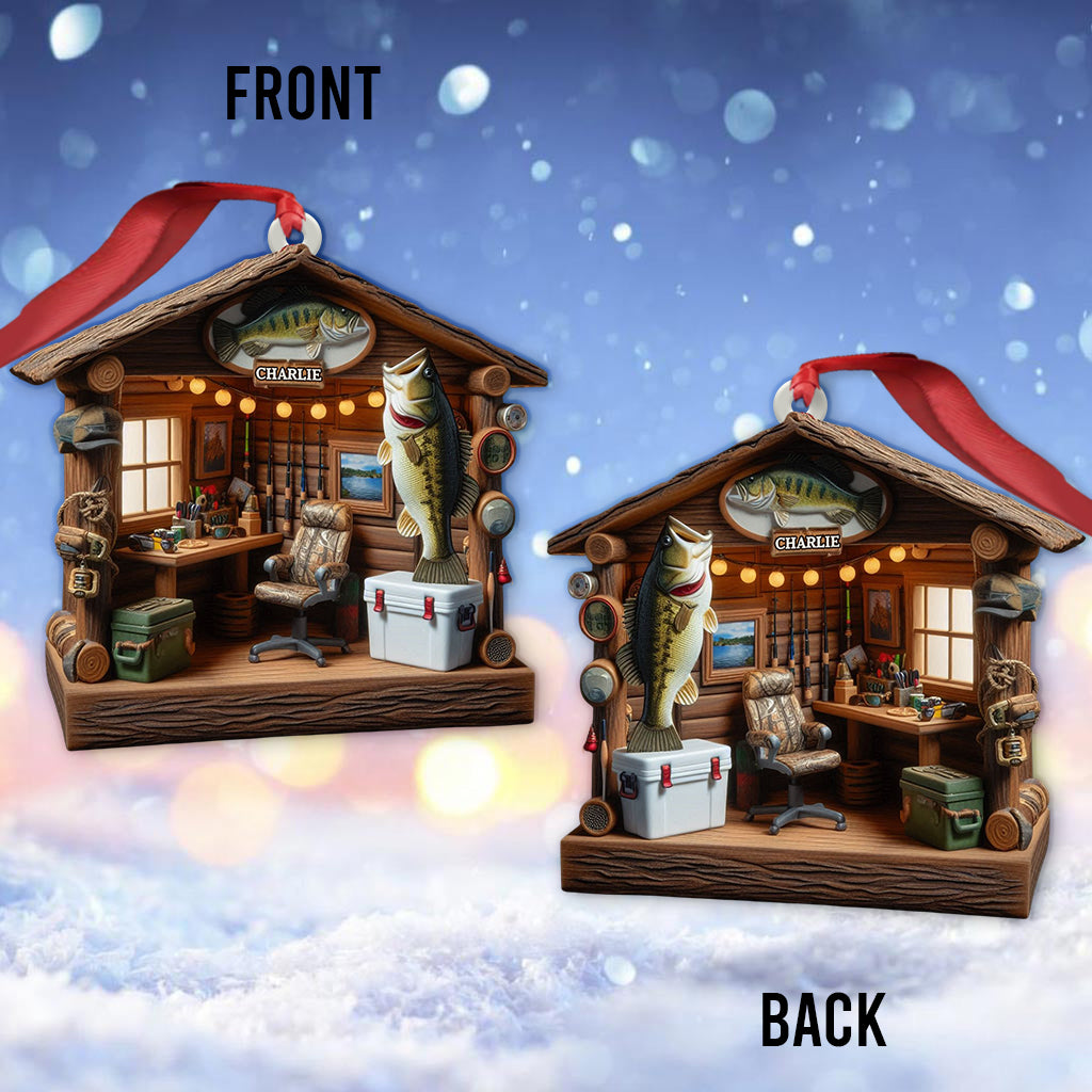 Love Fishing - Personalized Fishing Ornament