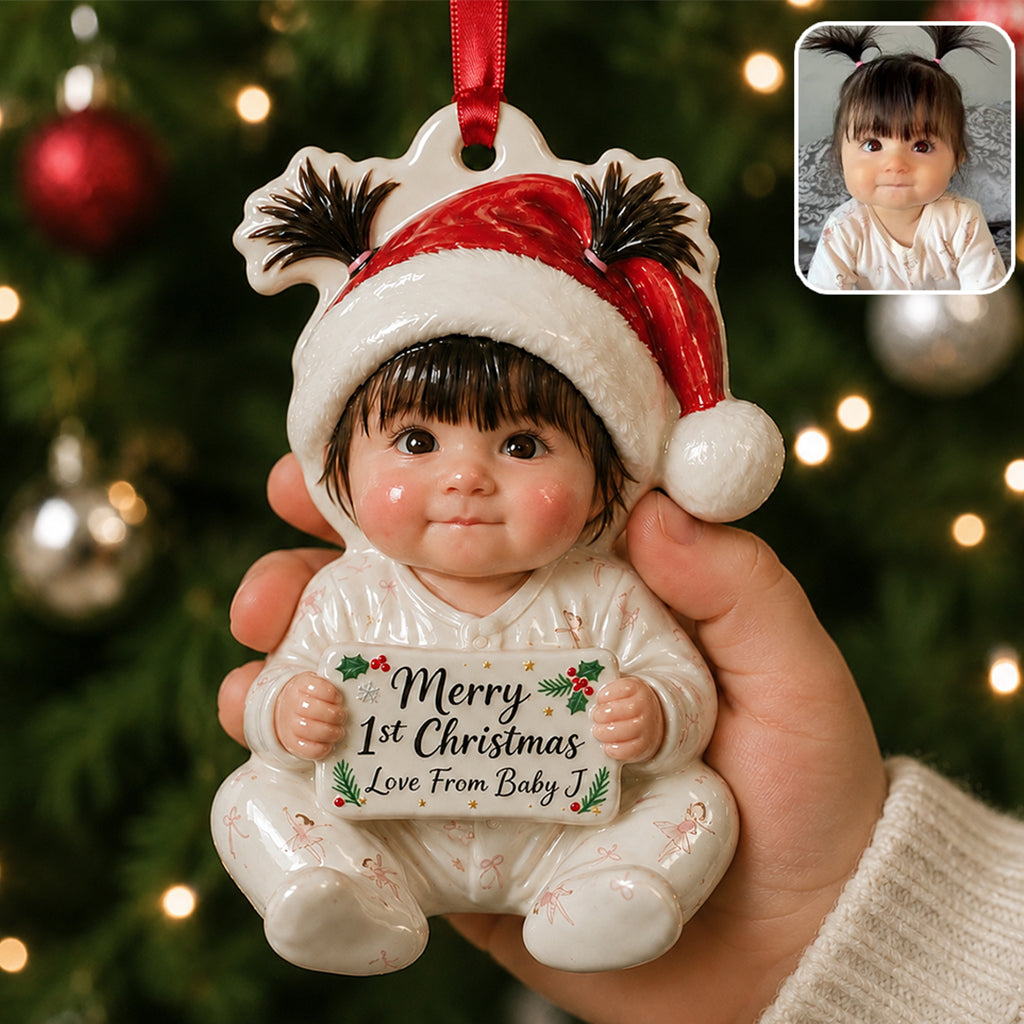 Custom From Any Photo - Personalized Kid Premium 3D Ornament
