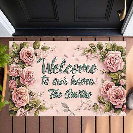 Welcome Springs - Personalized Family Doormat