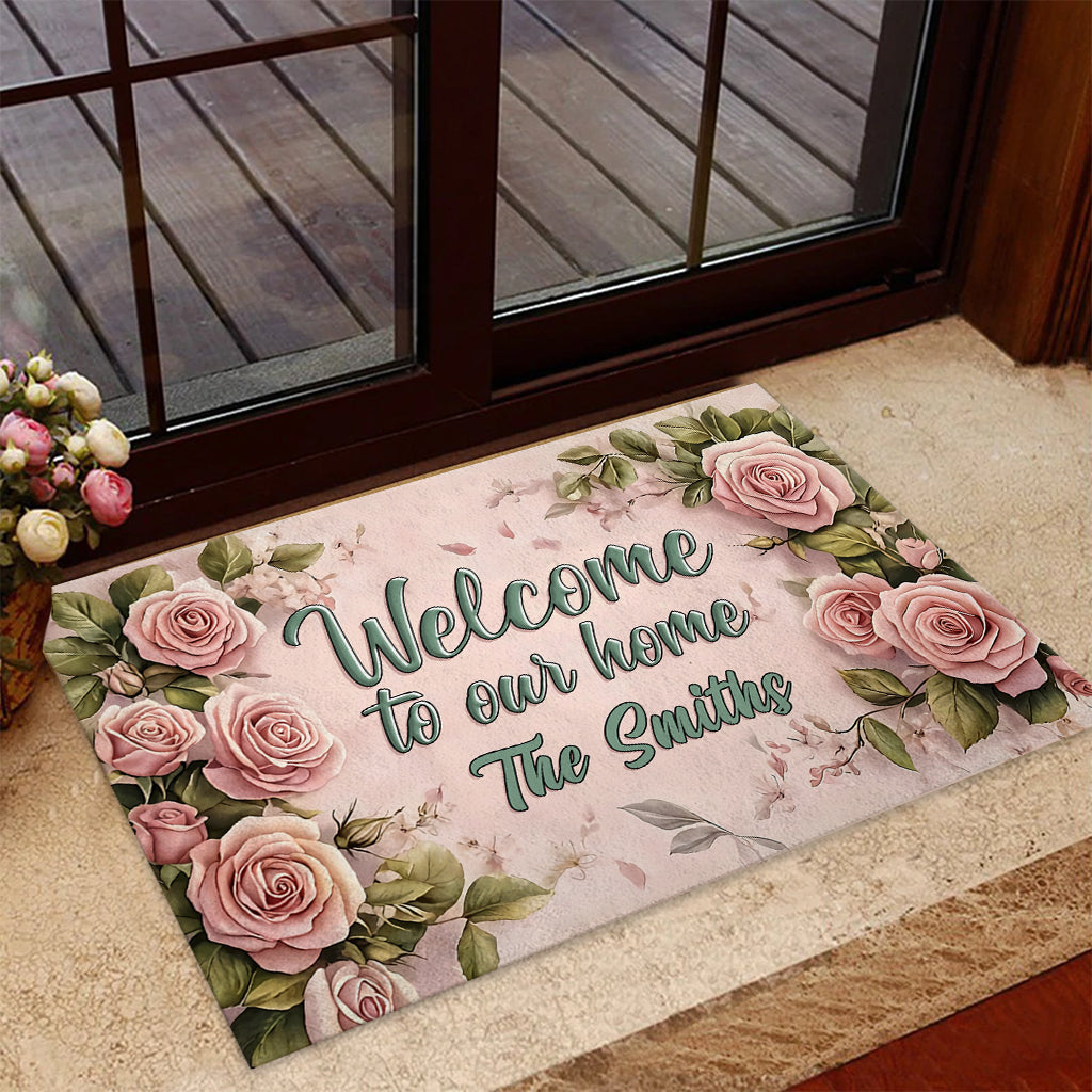 Welcome Springs - Personalized Family Doormat