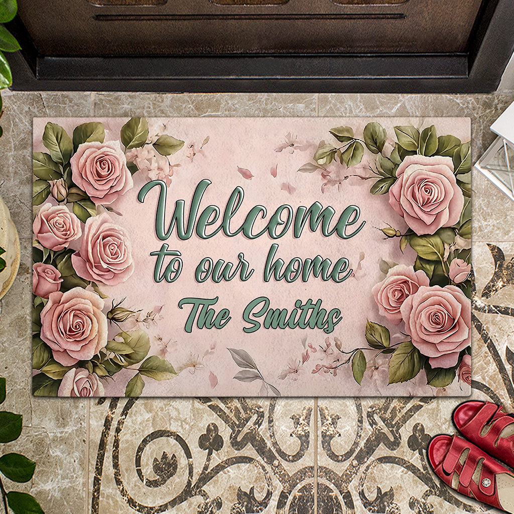 Welcome Springs - Personalized Family Doormat
