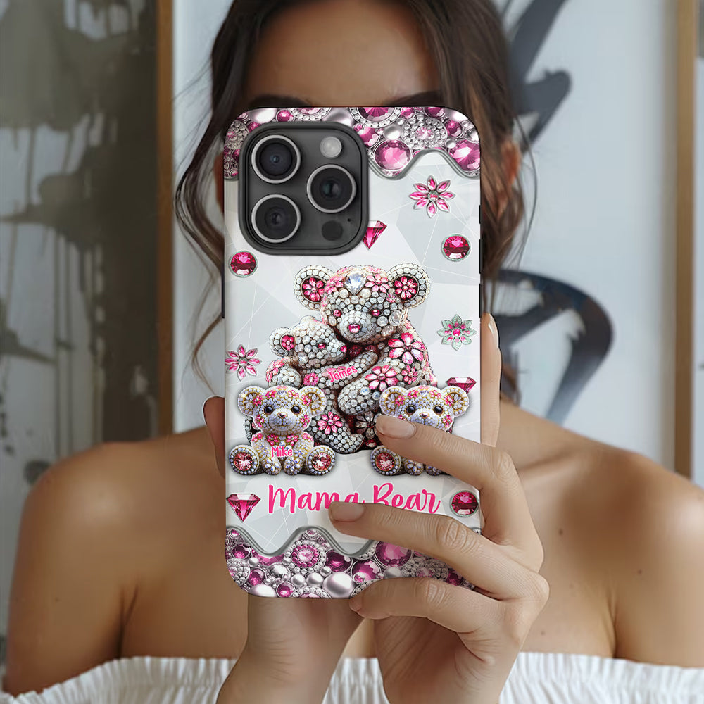 Mama Bear Gift For Mom, Grandma,.. - Personalized Mother Full Print Phone Case