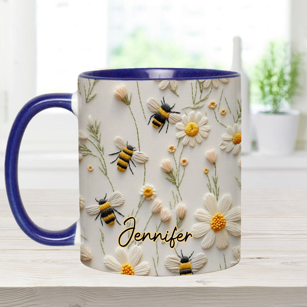 Love Bees - Personalized Bee Accent Mug