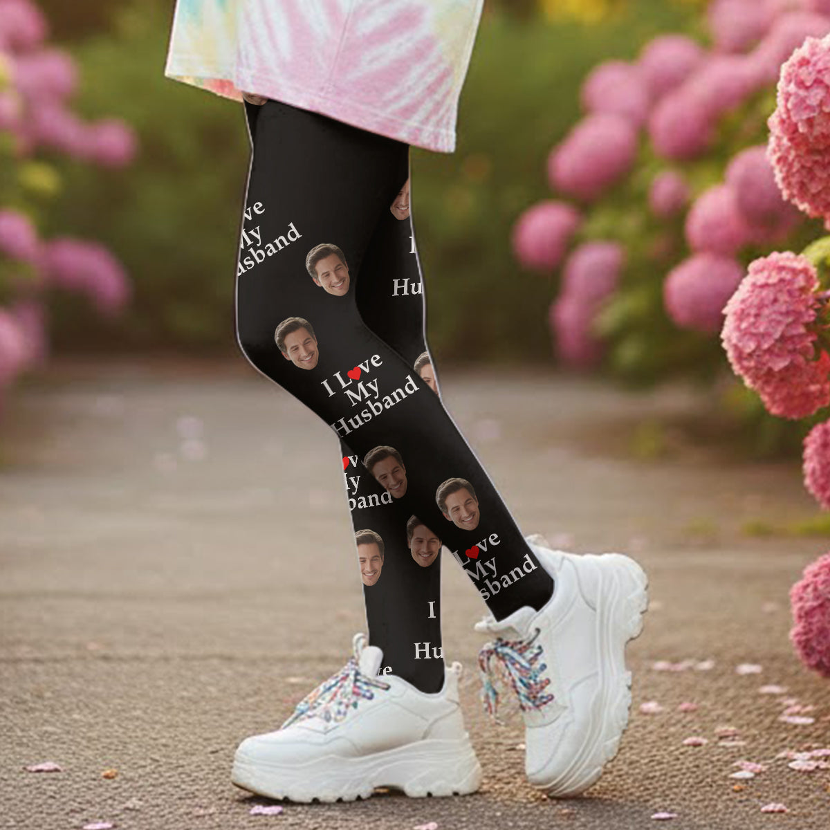 I Love You - Personalized Couple Women Pantyhose Tights