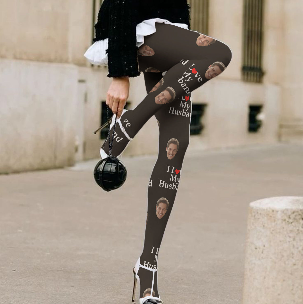 I Love You - Personalized Couple Women Pantyhose Tights