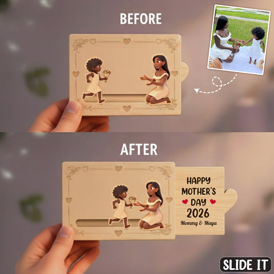 Message For Mother - Personalized Mother Sliding Ornament