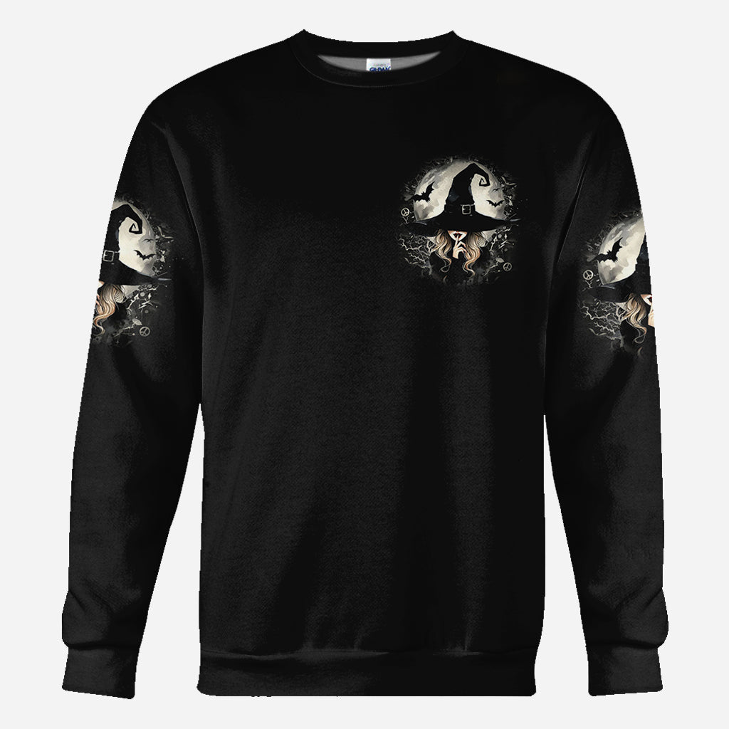 A Wee Bit Wicked - Personalized Witch All Over Shirt