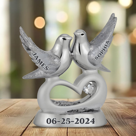 Anniversary Gifts - Personalized Couple Custom Shaped Acrylic Plaque