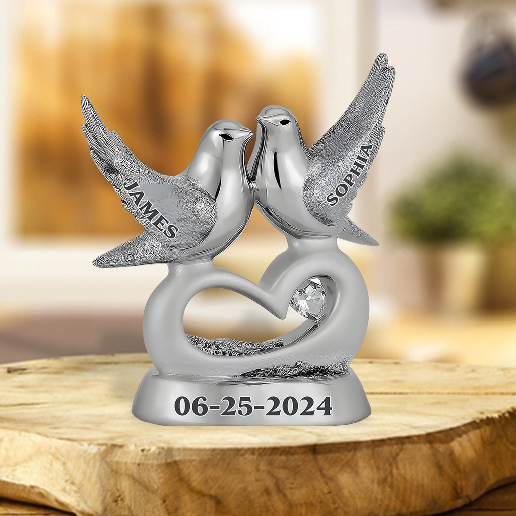 Anniversary Gifts - Personalized Couple Custom Shaped Acrylic Plaque