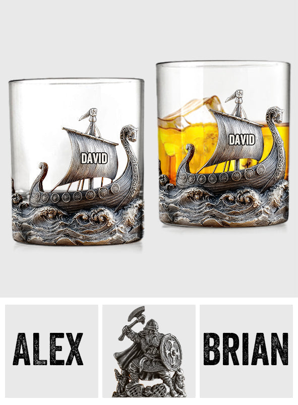Viking Spirit - Personalized Viking Whiskey Glass