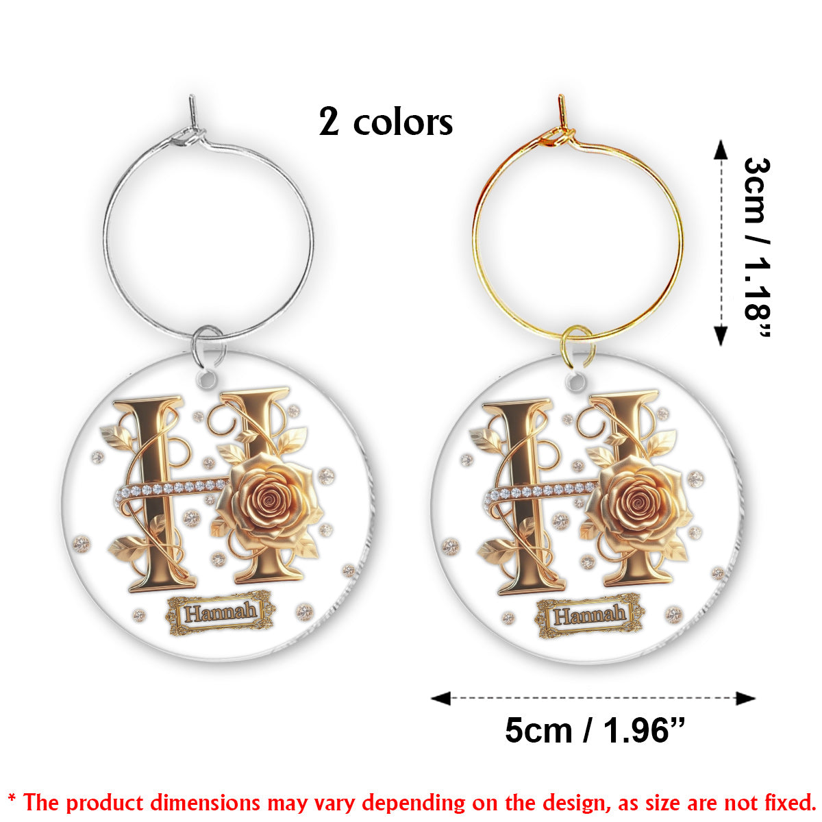 Alphabet Initial For Wine Lovers - Personalized Wine Wine Glass With Long Stem