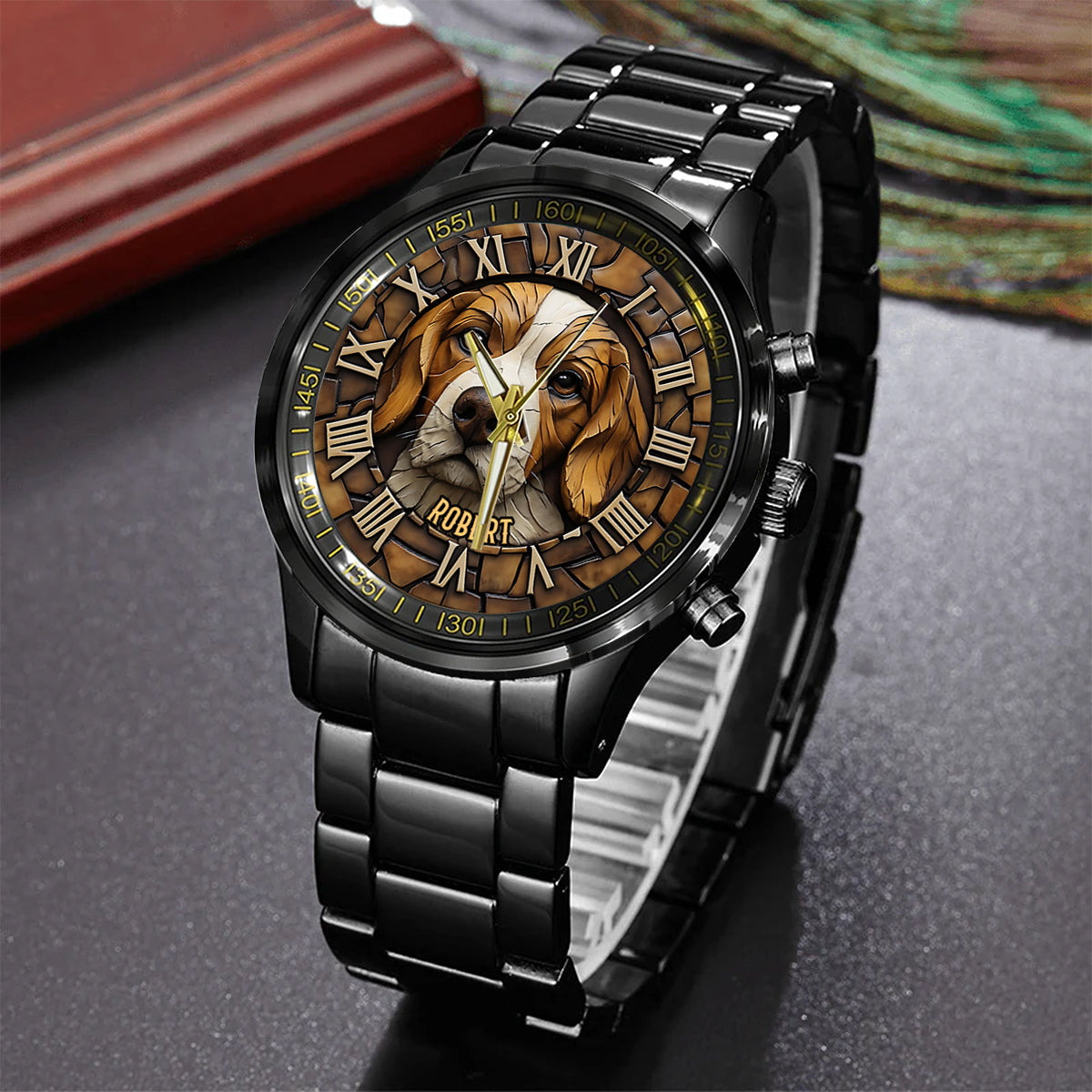 Brave Beagle - Personalized Dog Hand Watch