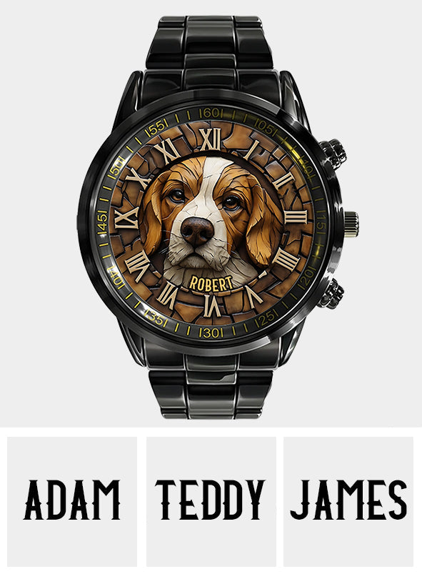 Brave Beagle - Personalized Dog Hand Watch