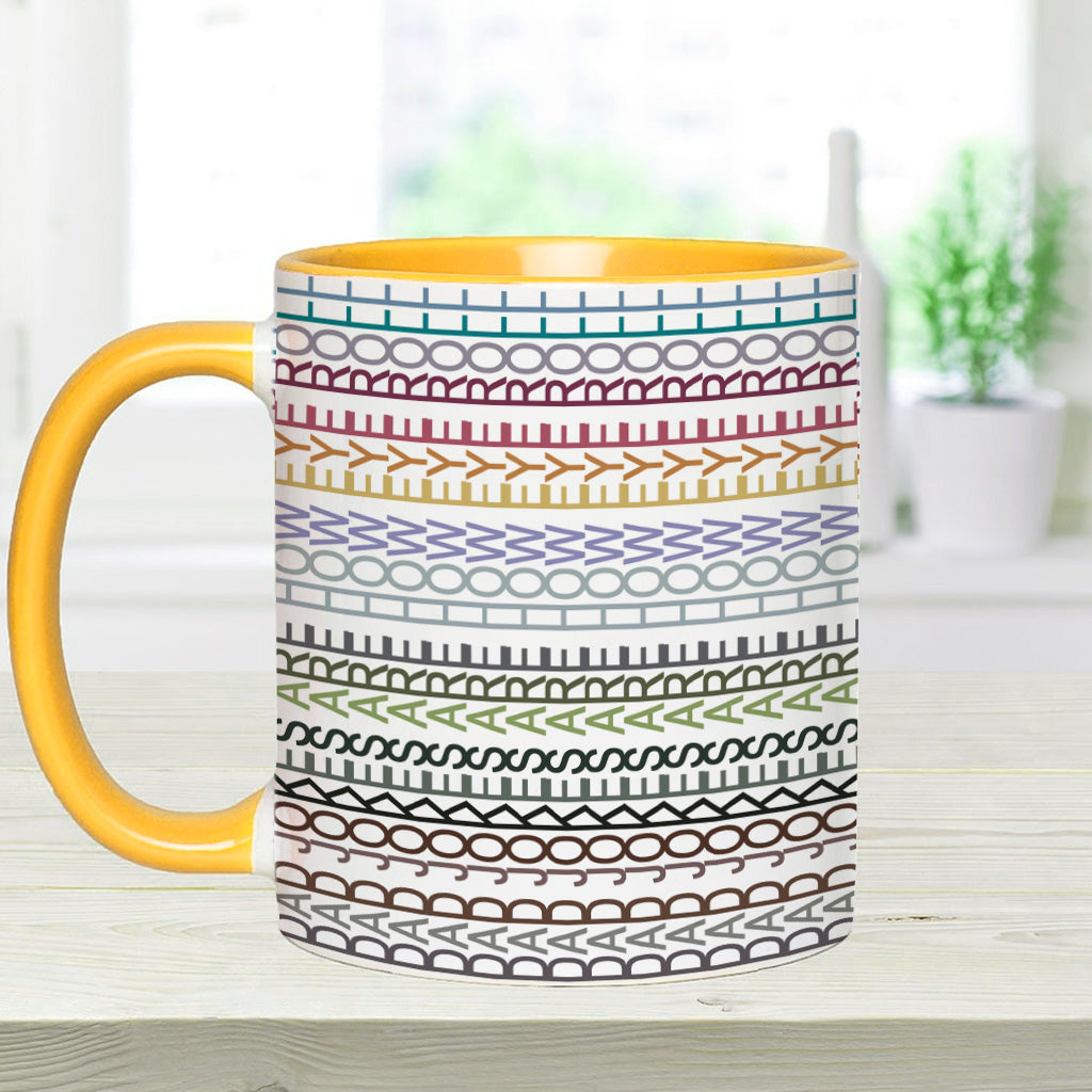 Dad Jokes Are How Eye Roll - Father Accent Mug