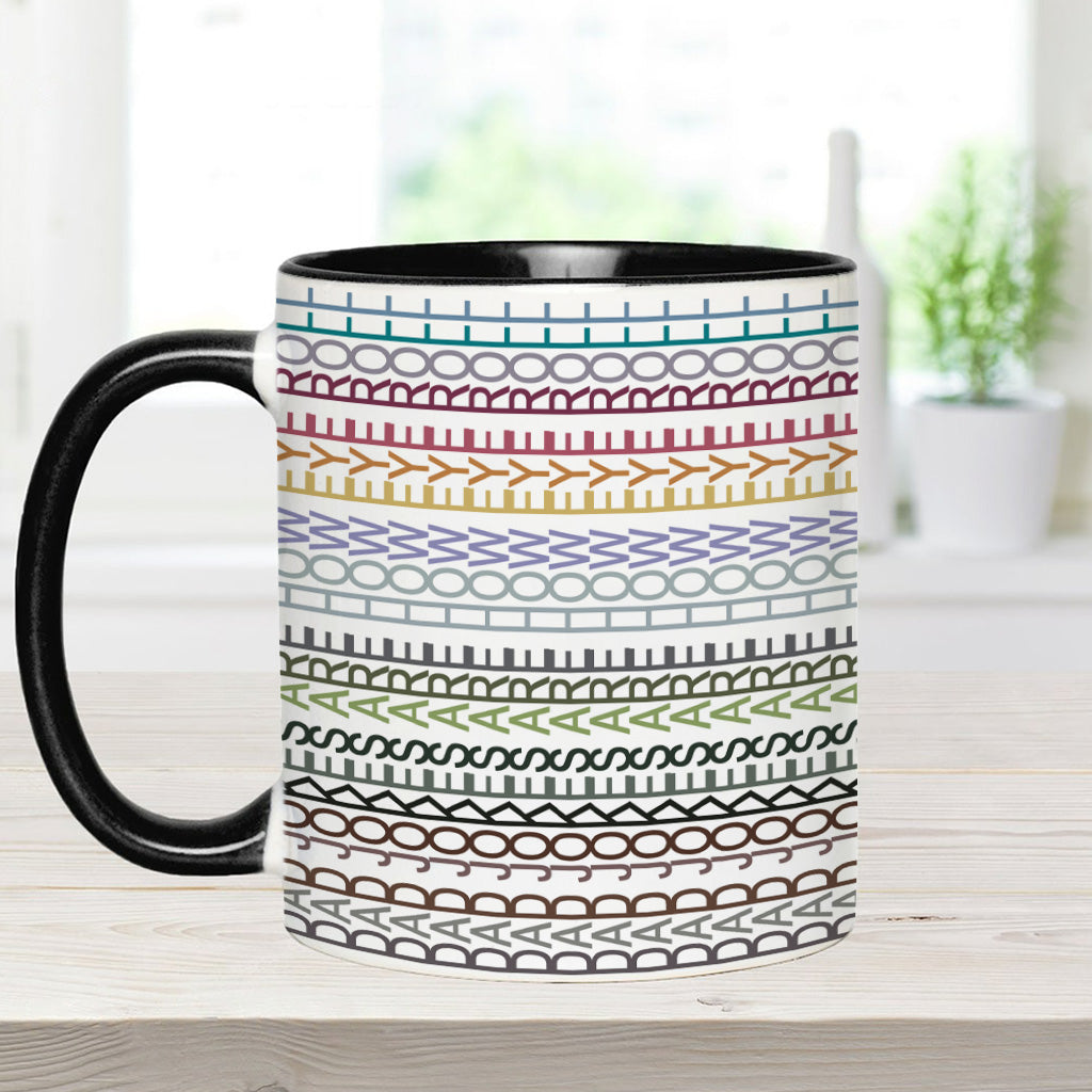 Dad Jokes Are How Eye Roll - Father Accent Mug