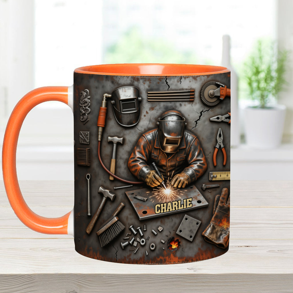 Strong Welder - Personalized Welder Accent Mug