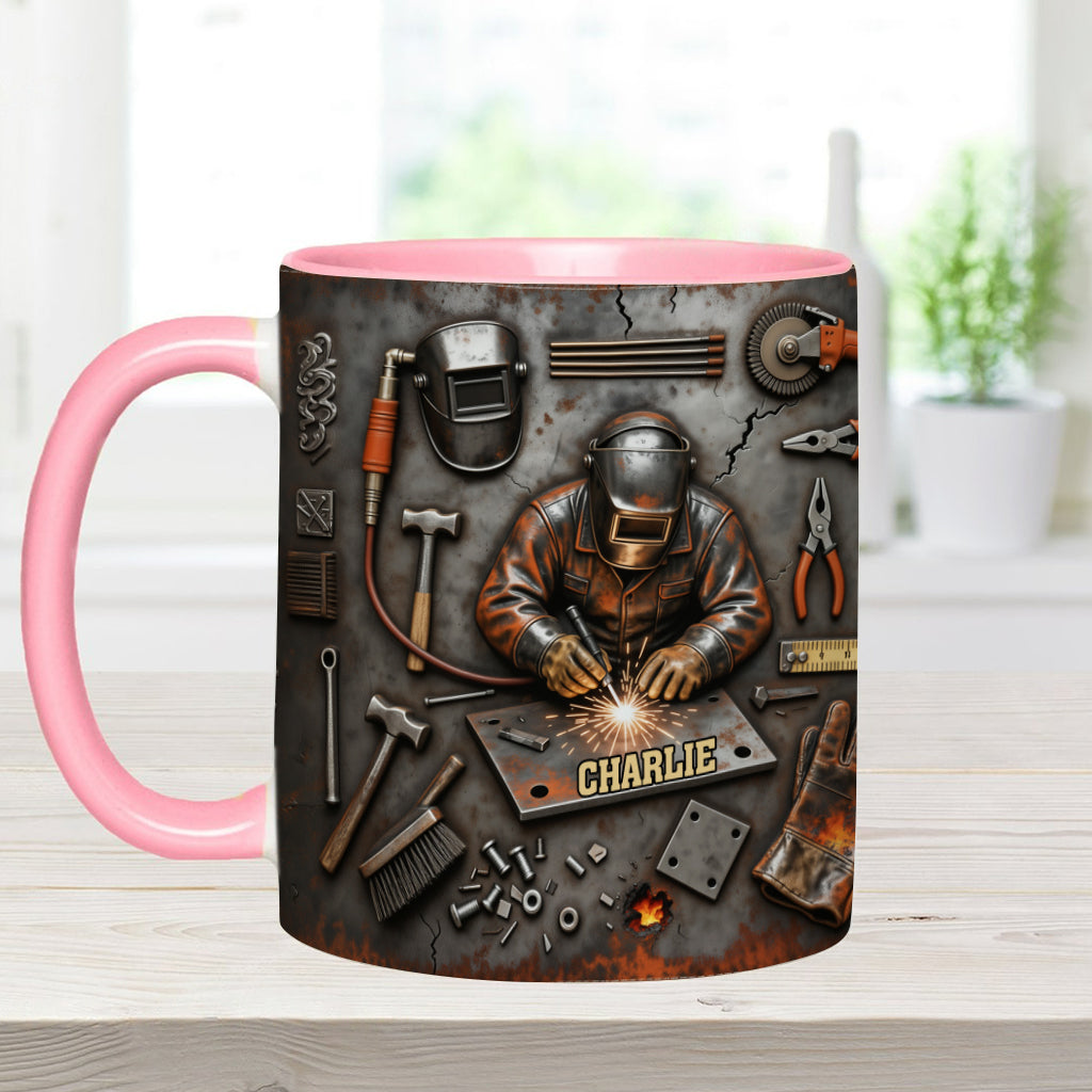 Strong Welder - Personalized Welder Accent Mug