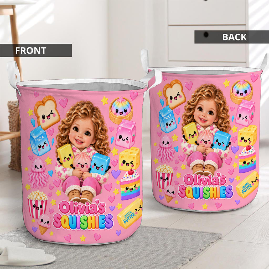 Squishy Basket Gift For kids - Personalized Kid Storage Basket
