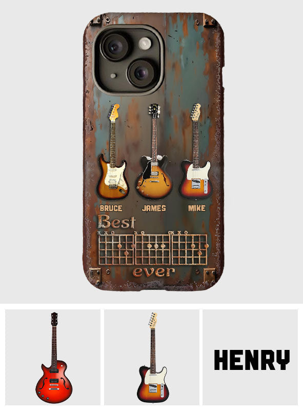 Best Guitar Dad Ever - Personalized Guitar Full Print Phone Case