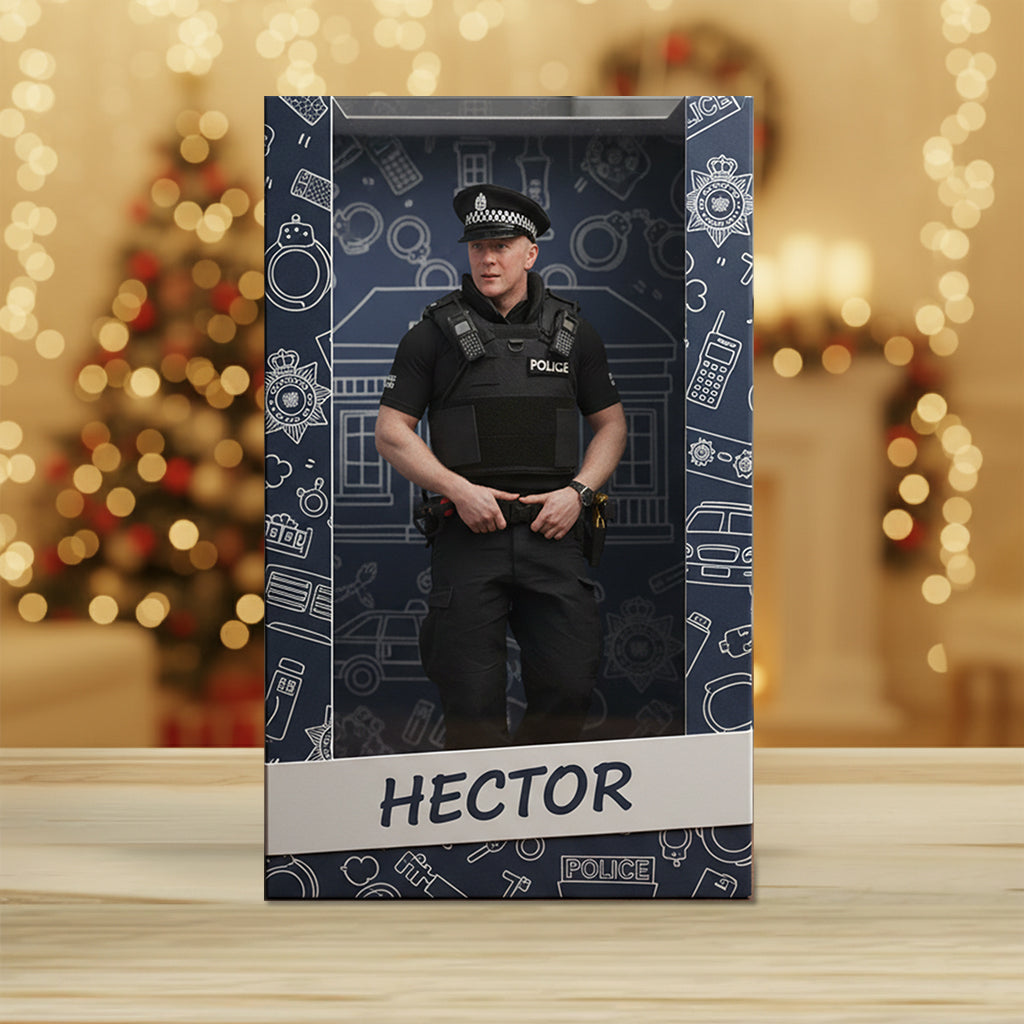 Custom Any Photo - Personalized Police Officer Custom Shaped Acrylic Plaque