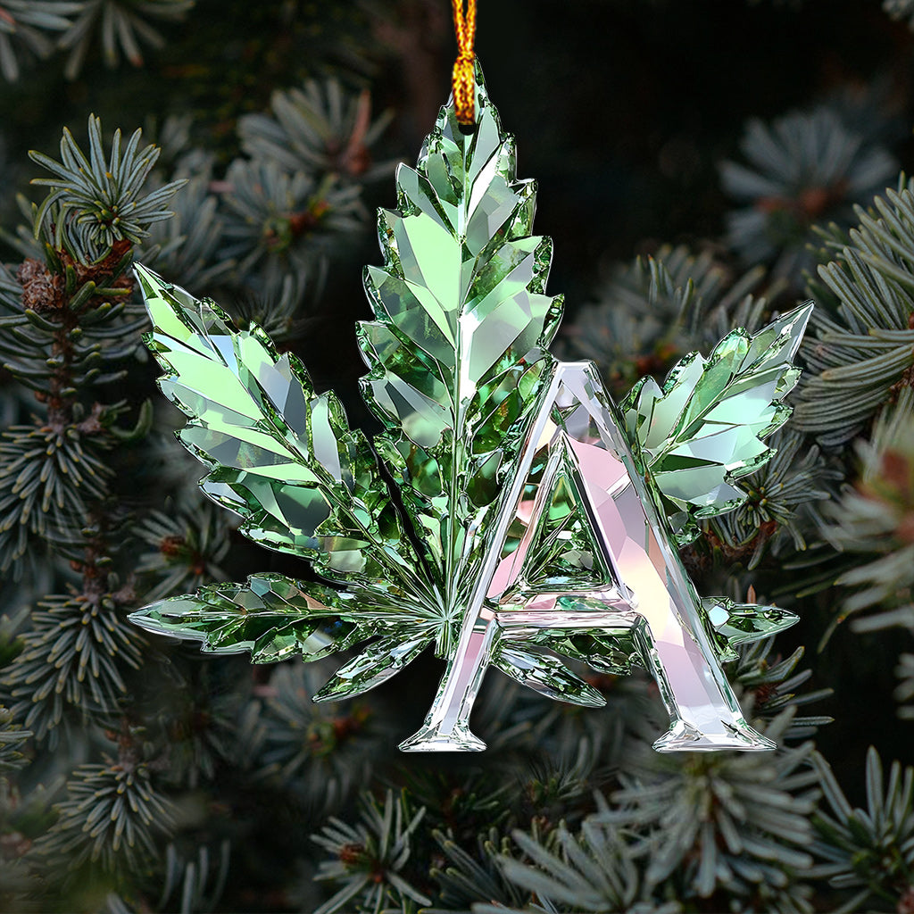 Stoned Alphabet - Personalized Weed Ornament