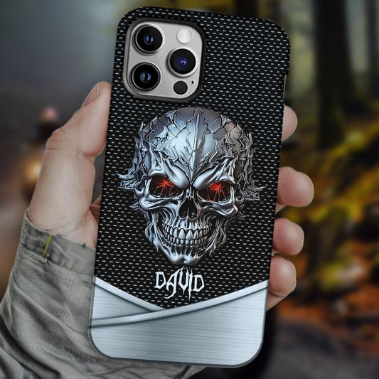 Cool Skull - Personalized Skull Full Print Phone Case