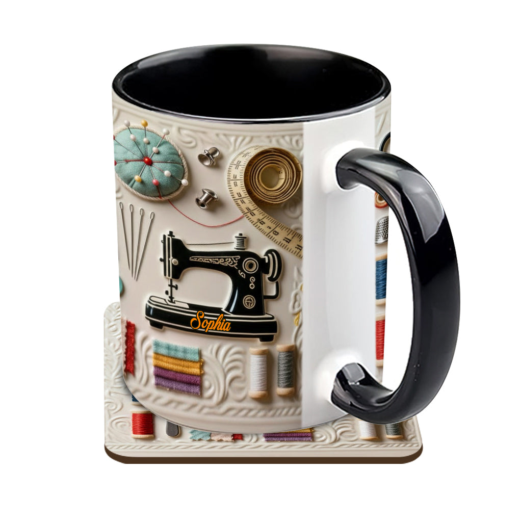 Love Sewing - Personalized Sewing Accent Mug