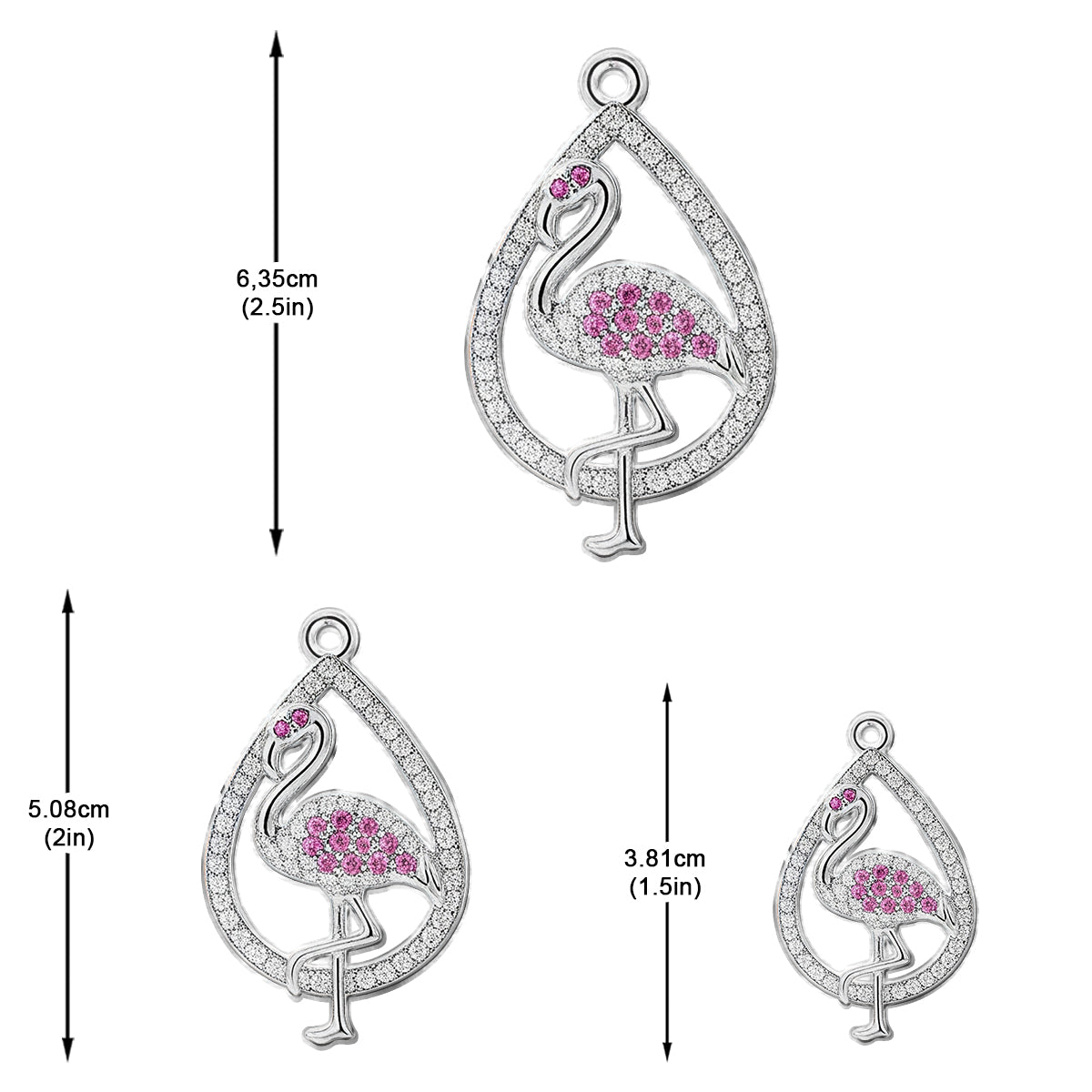 Just A Girl Who Loves Flamingos - Personalized Flamingo Earrings
