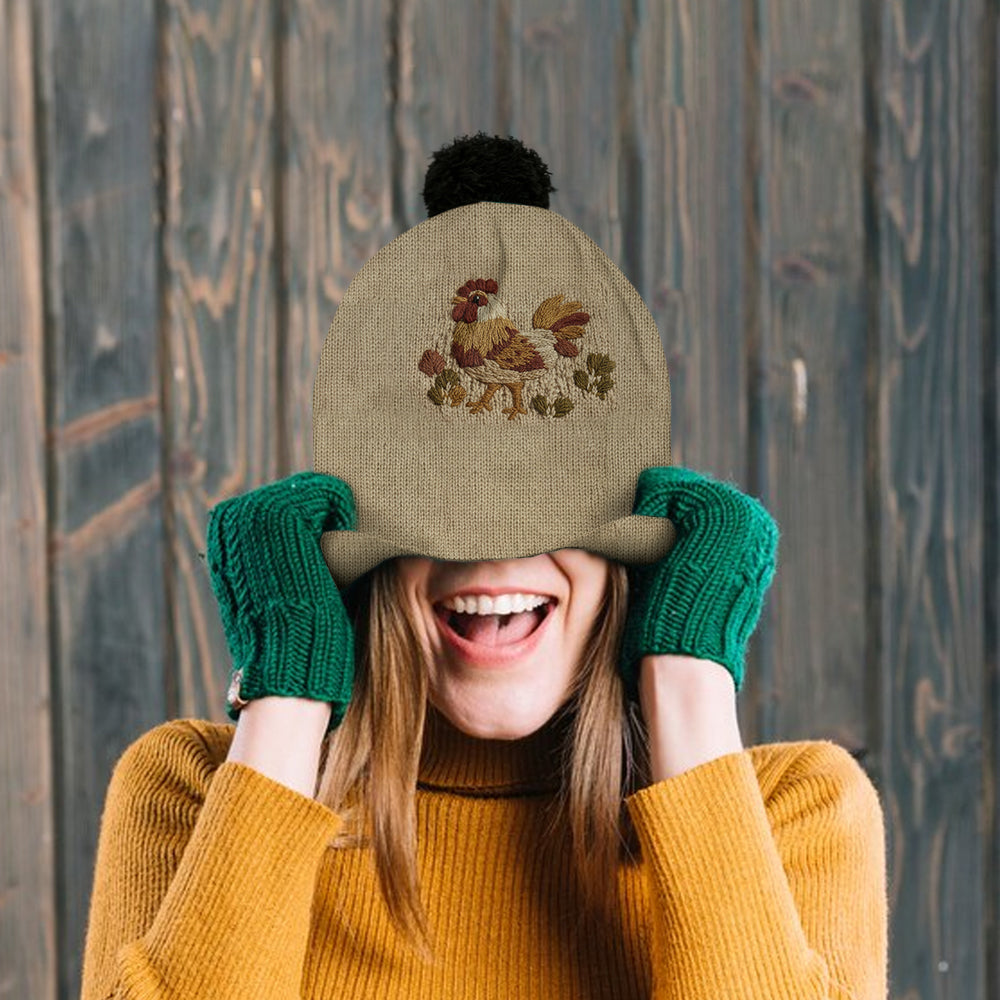 Love Chicken - Personalized Chicken Beanie Hat