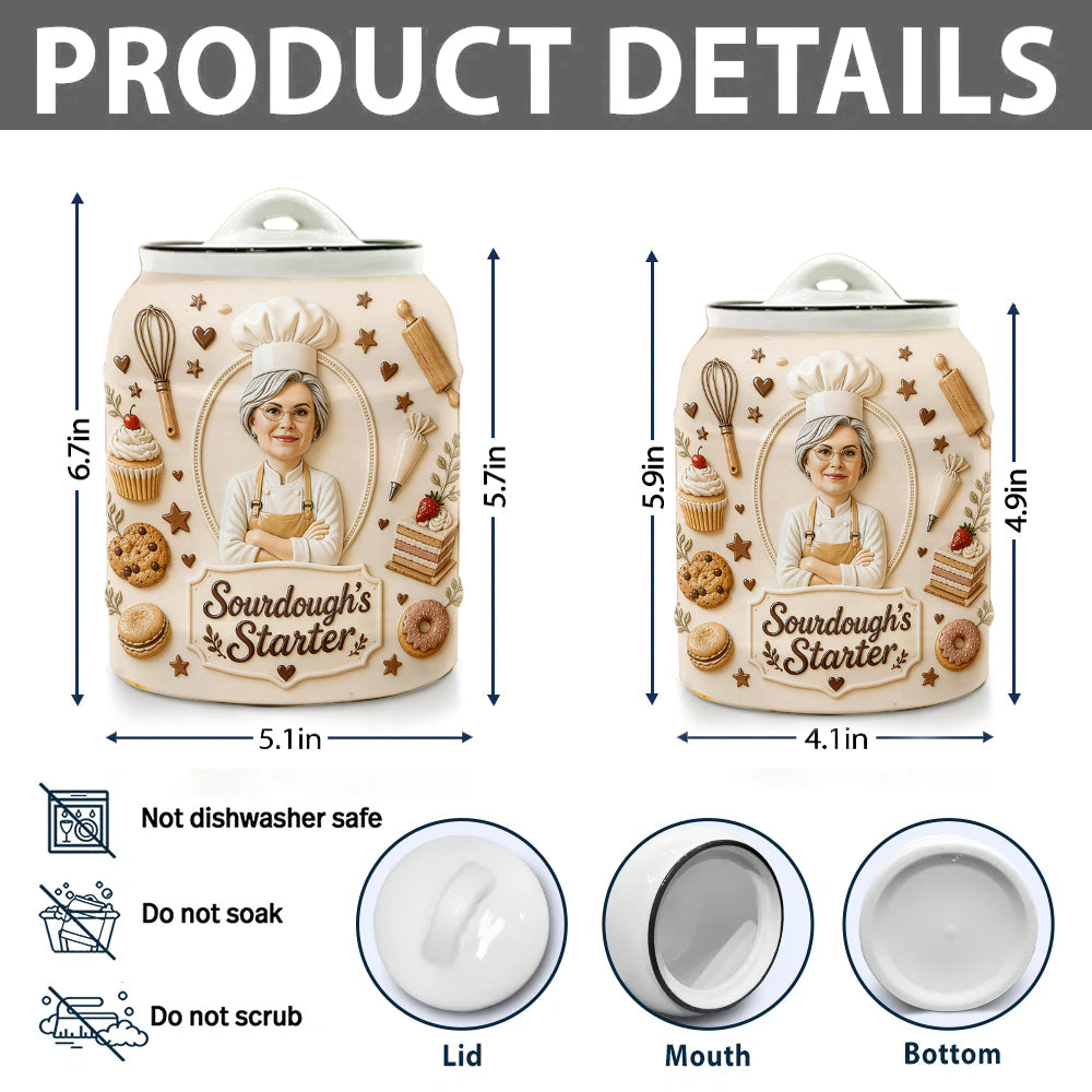 Baker Gift Idea - Personalized Baking Cookie Jar