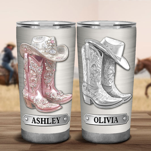 Western Spirit - Personalized Cowgirl Tumbler