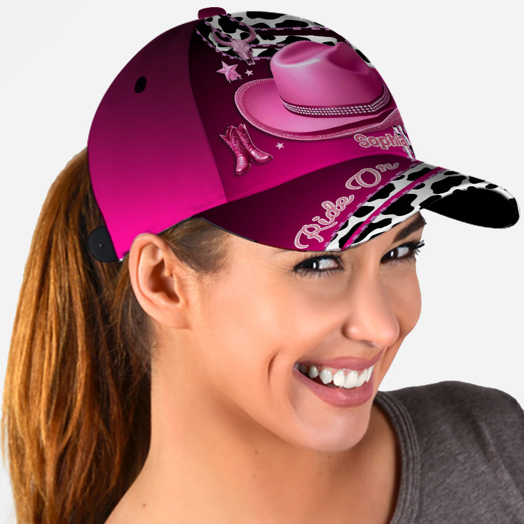 Ride Or Die - Personalized Cowgirl Classic Cap