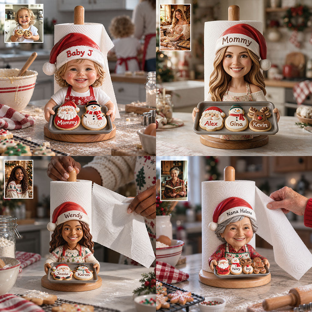 Baked With Loves - Personalized Baking Paper Towel Stand