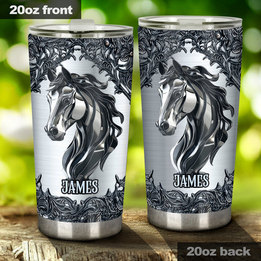 Love Horses - Personalized Horse Tumbler