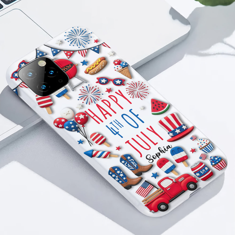 Happy 4th Of July - Personalized Independence Day/ 4th of July Full Print Phone Case