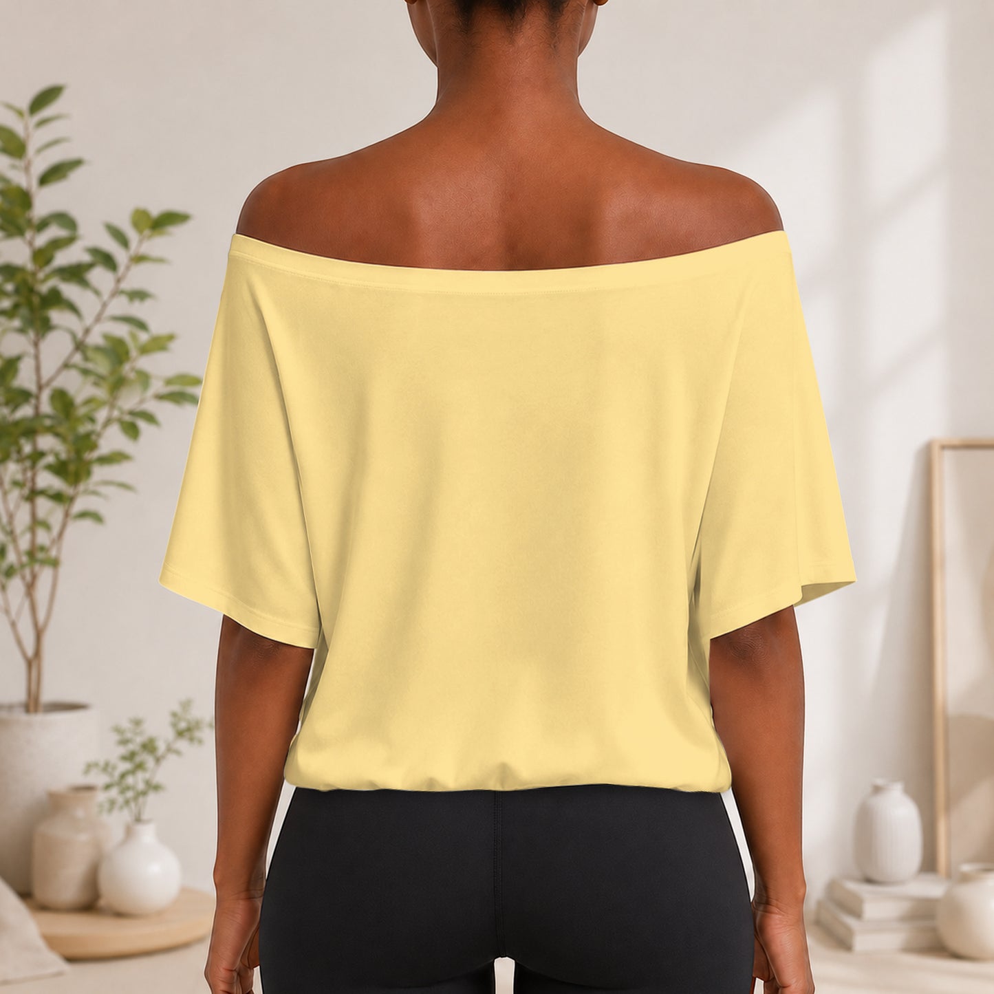 Cute Pet - Personalized Dog Off-Shoulder Top Set