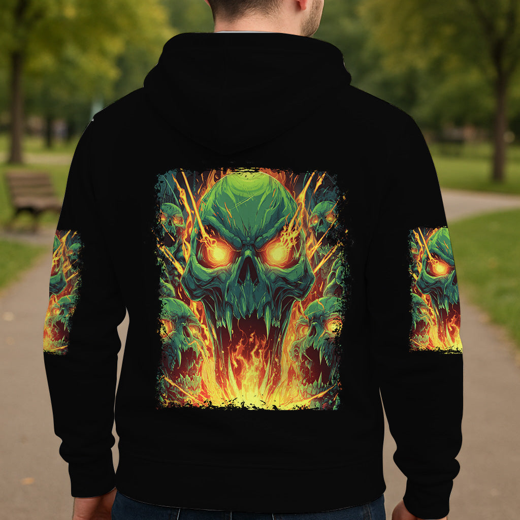 Back Off - Personalized Skull All Over Shirt