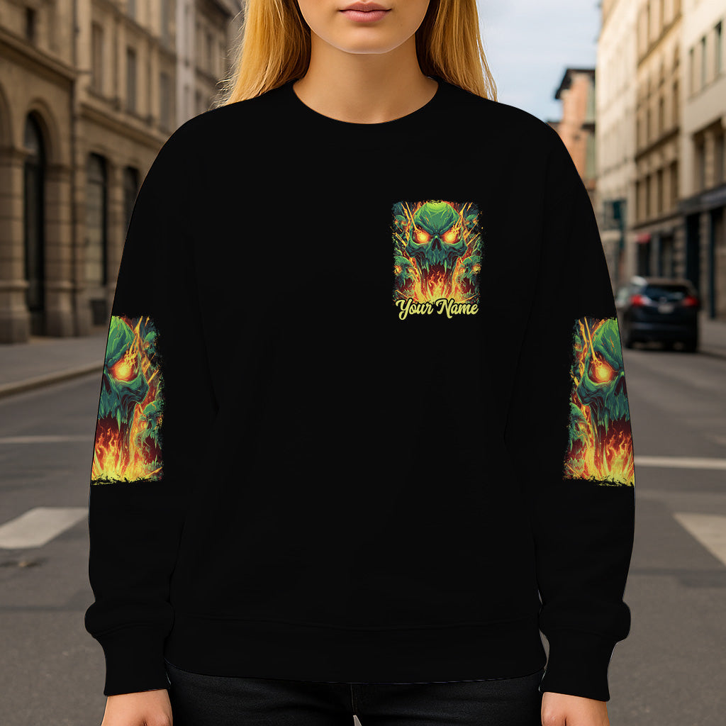 Back Off - Personalized Skull All Over Shirt