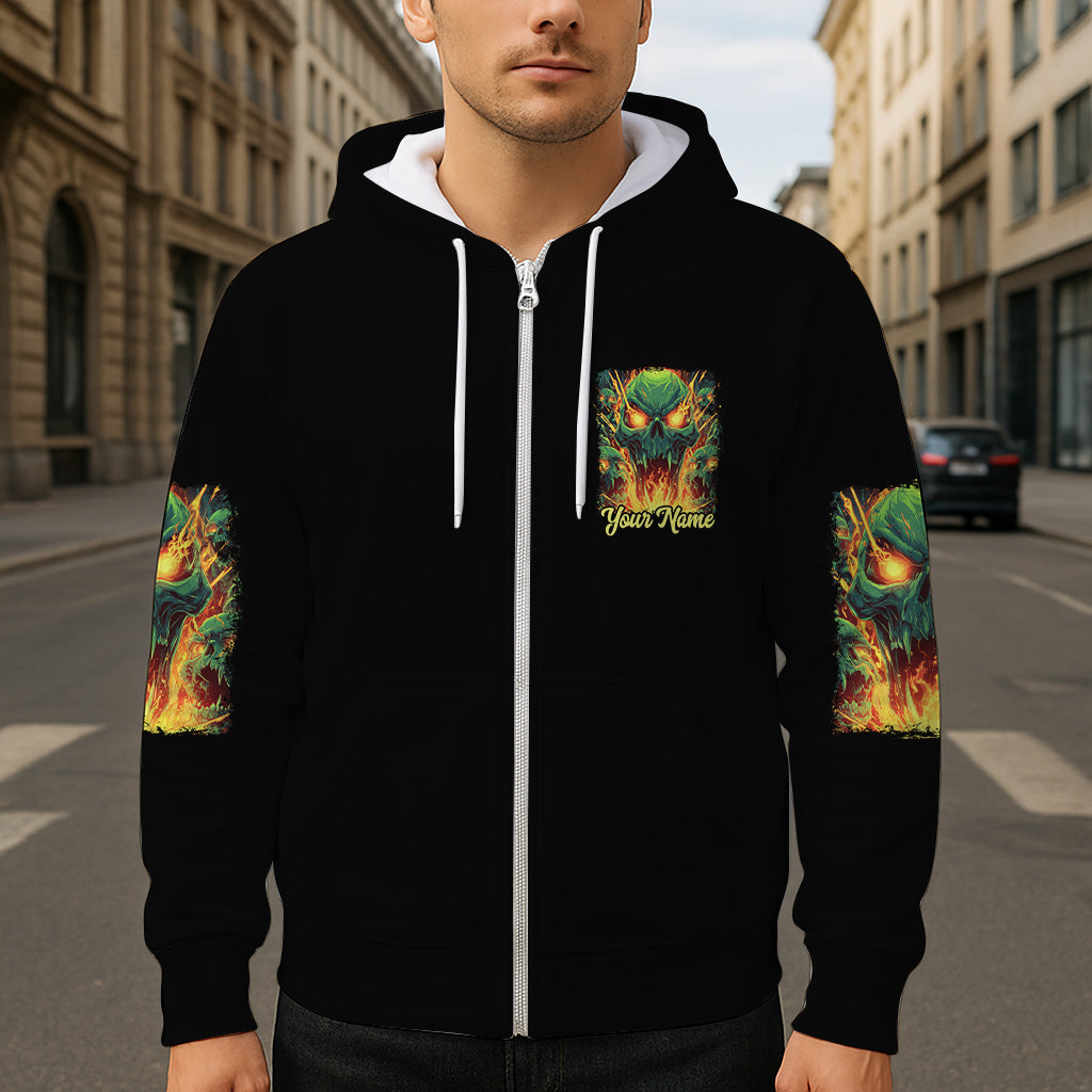 Back Off - Personalized Skull All Over Shirt