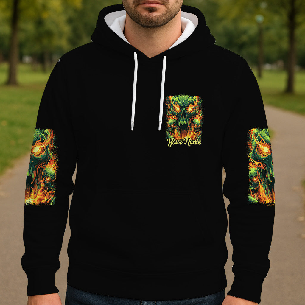 Back Off - Personalized Skull All Over Shirt