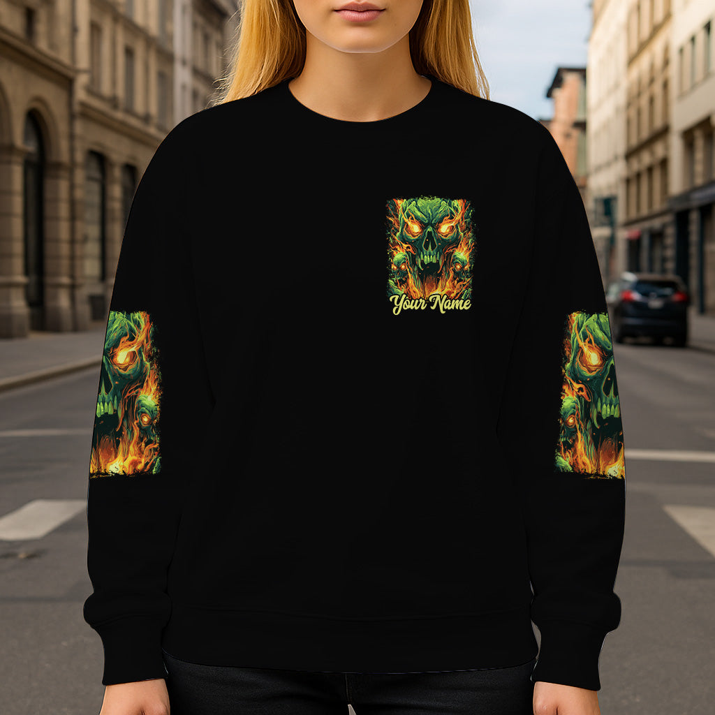 Back Off - Personalized Skull All Over Shirt